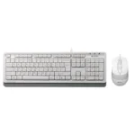 Tastatura A4Tech F1010 Beli Miš