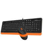 Tastatura A4Tech F1010 Fstyler Crno Narandžasta Miš - Slika 4