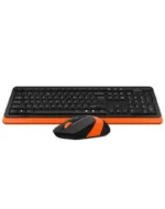 Tastatura A4Tech Fstyler FG1010 Bežična Crno Narandžasti + Miš - Slika 2