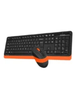 Tastatura A4Tech Fstyler FG1010 Bežična Crno Narandžasti + Miš - Slika 4
