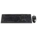 Tastatura A4Tech KRS-8372 Crni + Miš