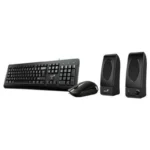 Tastatura Genius KMS-U130 Crna + Miš + Zvučnici