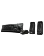 Tastatura Genius KMS-U130 Crna + Miš + Zvučnici