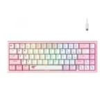 Tastatura Havit KB874L Belo Roze