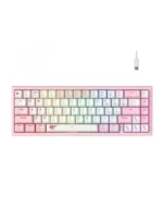 Tastatura Havit KB874L Belo Roze