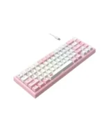 Tastatura Havit KB874L Belo Roze - Slika 2