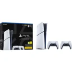 Konzola Sony PlayStation 5 Slim Digital Edition 825GB + 2 kontrolera bela