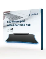 Podloga Za Miš Gembird MP-LED-4P LED + 4USB-a Crna - Slika 2